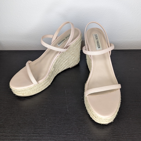 Steve Madden nude skylight wedges - Picture 2 of 4